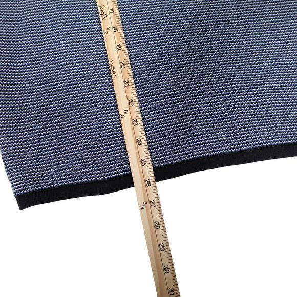 Rag & Bone Harvey Cotton Knit Polo Shirt Mens M Heavy Preppy Tight-Knit Blue - Picture 7 of 8